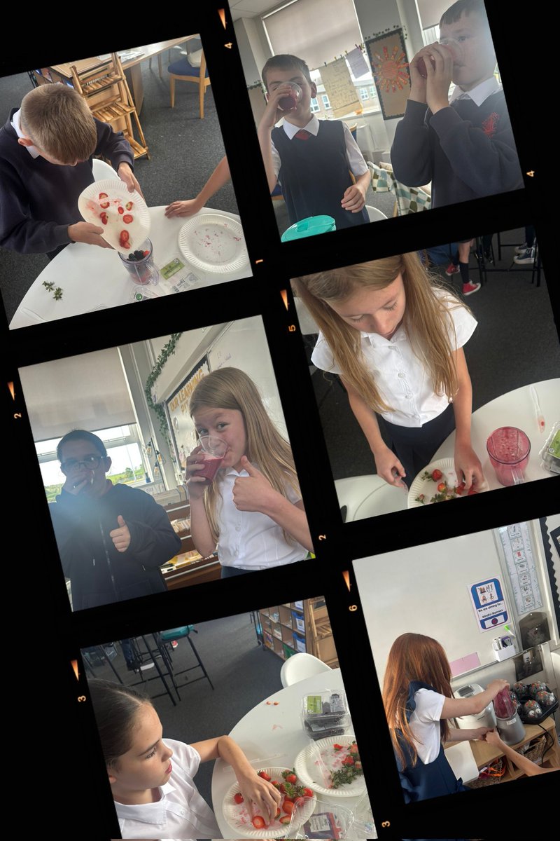 Primary 6/7 have been learning about the importance of a healthy balanced diet. They learned more about the eatwell plate and prepared some delicious smoothies to enjoy!  😋🍓 🍑 🍌