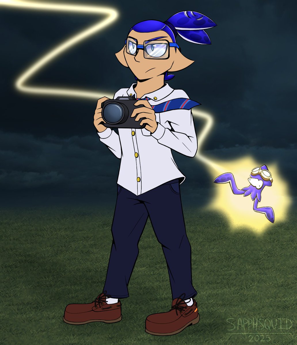 Sapphsquid's tweet photo. I can totally see him being a storm chaser for some reason
#coroika #splatoonmanga https://t.co/nolfhQPq2y