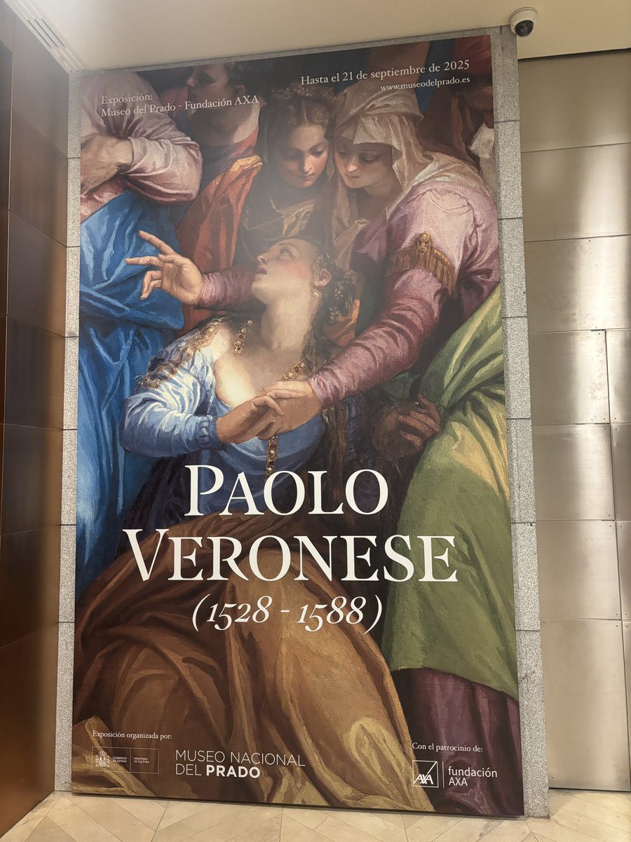 🥰Tarde diferente y emocionante visitando la Expo de Paolo Veronese <a href="/museodelprado/">Museo del Prado</a> 
🚨Solo hasta este domingo 21 de septiembre. Muy, muy recomendable, demasiado bella.