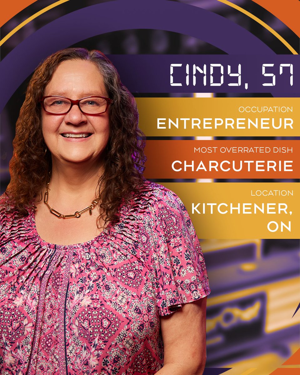 Meet Cindy! 👩‍🍳 

She brings bold flavours and big dreams to every dish, aiming to one day be a competition chef and host her own TV show. 

Don't miss the season premiere of #MasterChefCanada, Thu Oct 2 on <a href="/CTV/">CTV</a>. Stream next day on <a href="/CraveCanada/">Crave</a>.