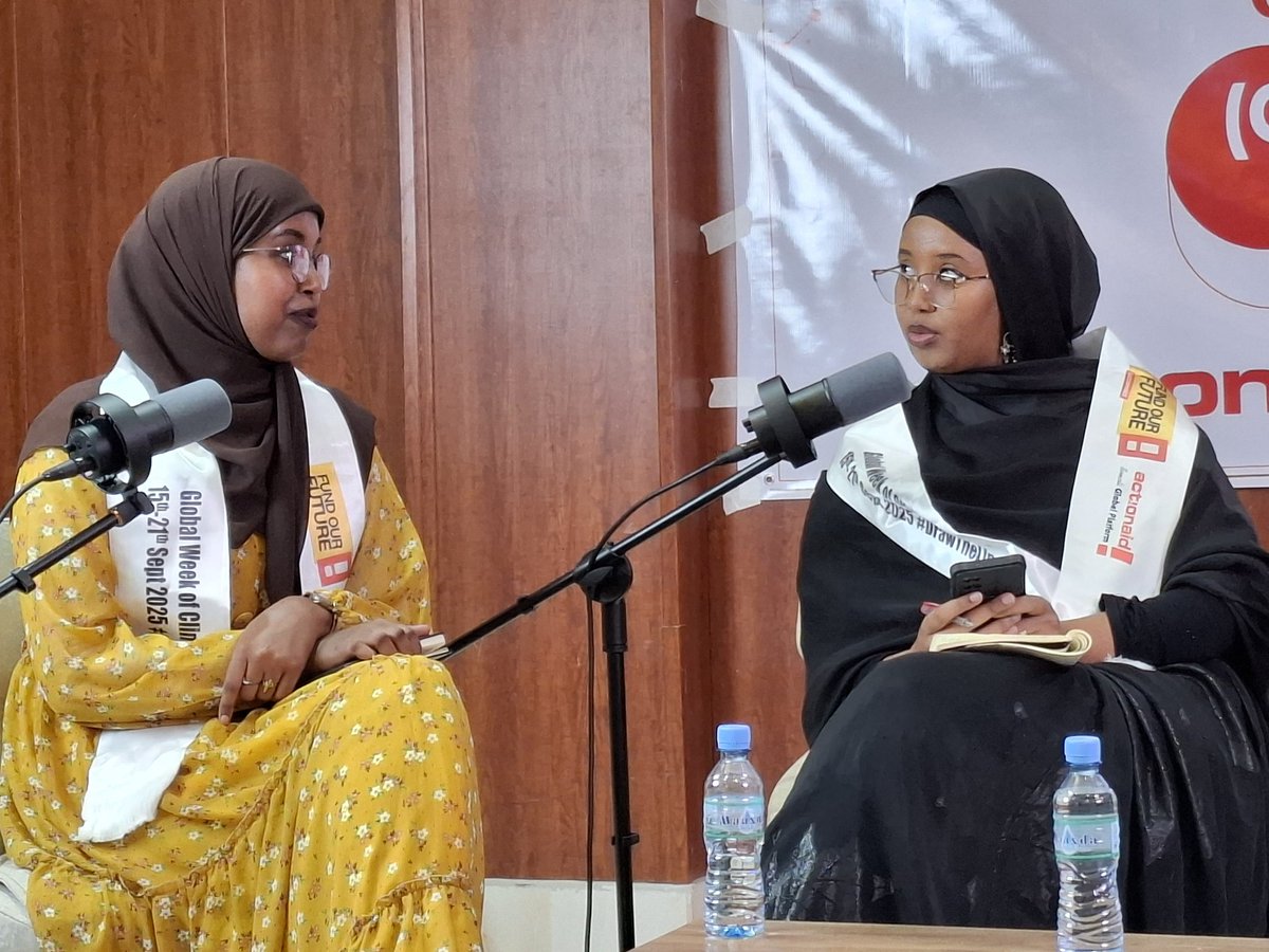 GP_Somaliland's tweet photo. To build resilience, we must confront inequality.
We draw the line where women’s  struggles are overlooked.
Climate justice is impossible without gender justice. - Farah Arab
#DrawTheLine
#GlobalWeekOfClimateAction
Somaliland Youth on the frontline ✊🏿 https://t.co/ElJhf6qgPz