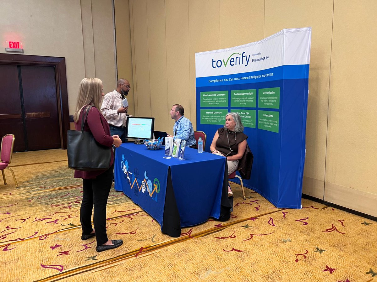 virtue_insight's tweet image. Active participation of our Gold Sponsor, Toverify, who took full advantage of the networking sessions to connect with pharmacovigilance professionals! #Pharma #AntiCounterfeiting, #Serialization & #SupplyChain Security 2025! tinyurl.com/y6dwb6x6
🎉 For our upcoming…