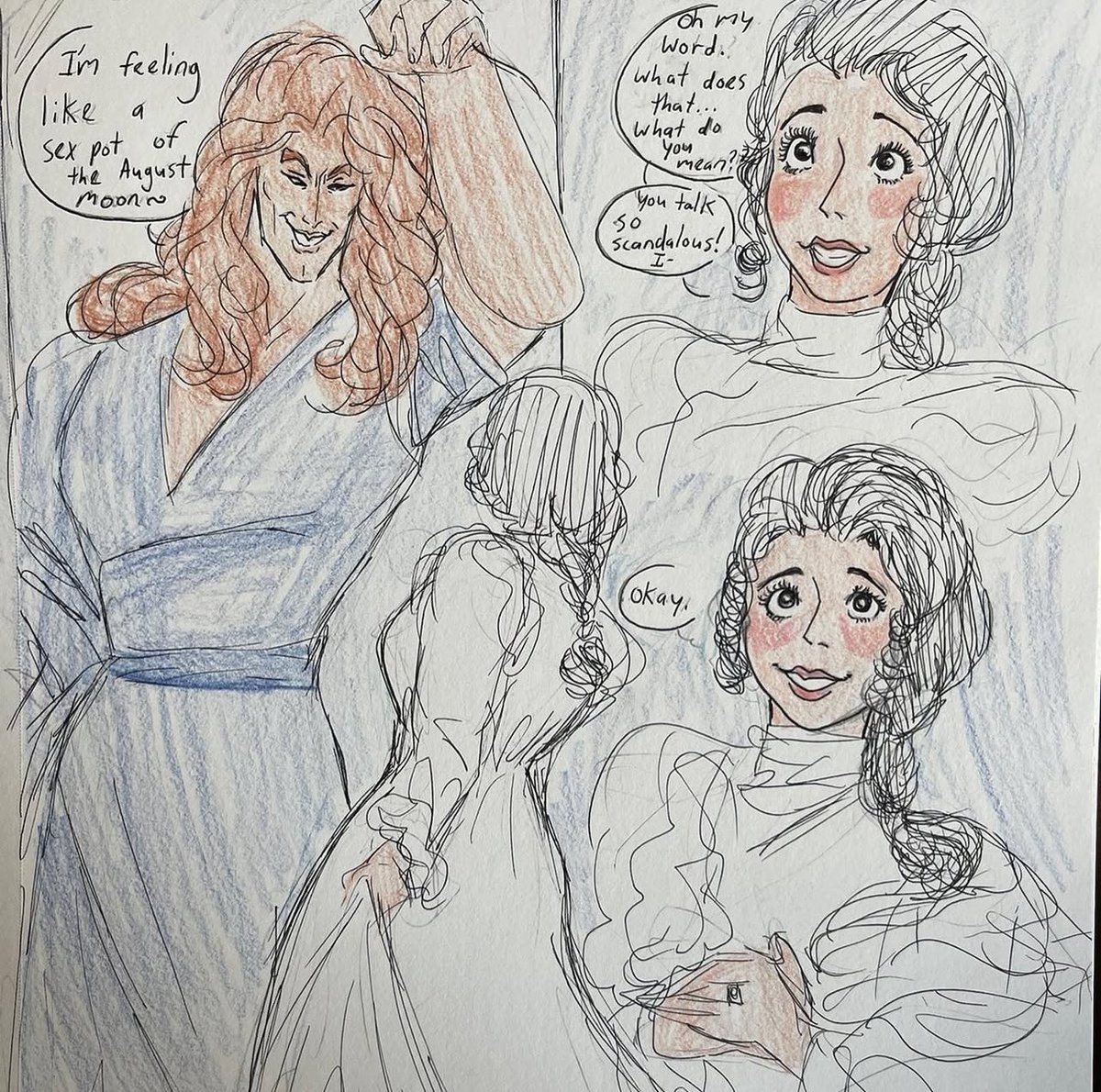 missmanhat's tweet photo. More of Henry and Tania being all in love 
#HenryandTaniasTales 
#oc #originalcharacters #originalcharacter #myocs #art    #artist  #drawing  #artistic #artists #sketch #sketchbook  #comic https://t.co/8Tq3rBJ6Hf