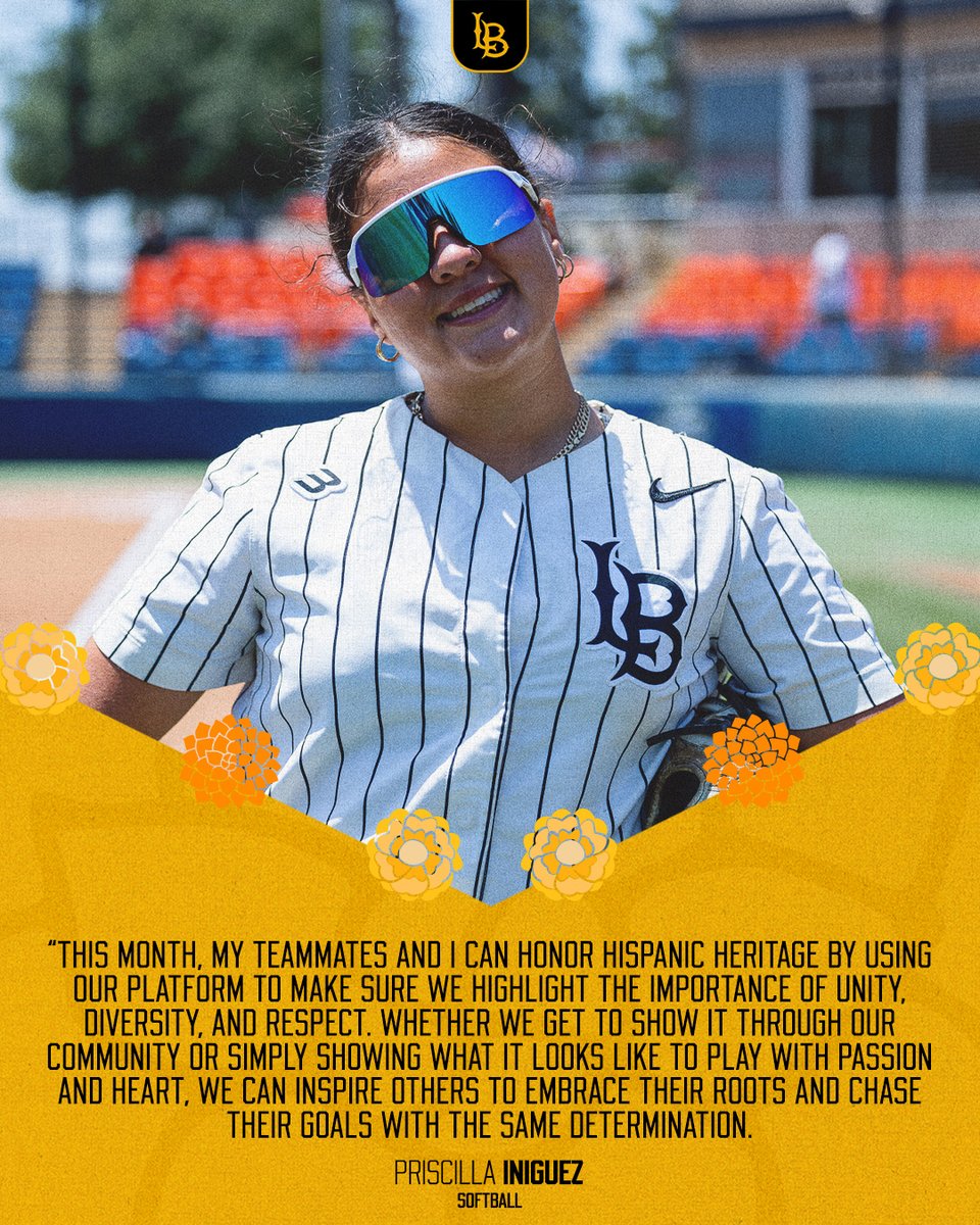 LBSUAthletics's tweet photo. In celebration of Hispanic Heritage Month, we honor the rich cultures, traditions, and stories of our student-athletes.

 #GoBeach | #LongBeachBuilt https://t.co/PyD77YsnrH