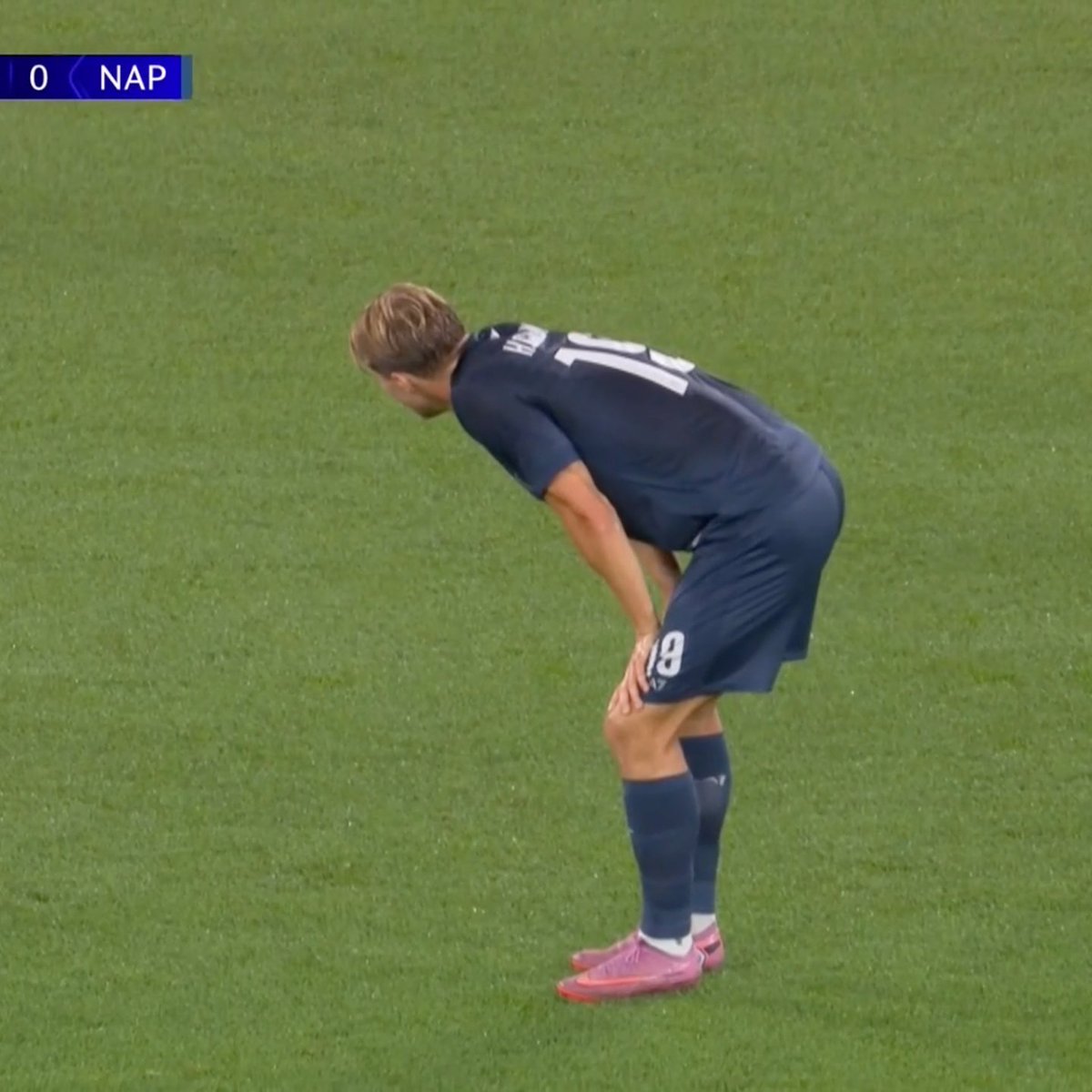 hojlund almost went out💔

#MCINAP #ChampionsLeague