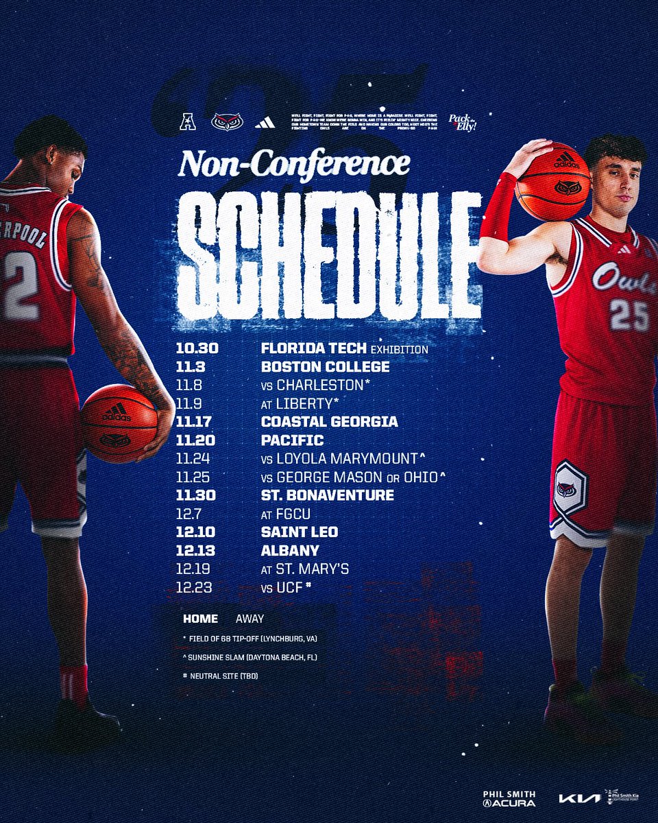 The 2025-26 non-conference schedule 🔒

📰:tinyurl.com/ywr9nudz

#WIP🏝️