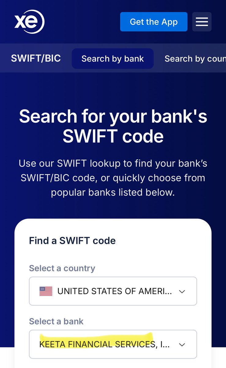🚨 $KTA PARTNER FOUND?!

Was digging around and found something very interesting 

Keeta Financial is a registered bank on Xe Payments 👀

What’s Xe Payments?

Xe enables customers to send and receive money in over 130 currencies, across more than 190 countries. The funds can be