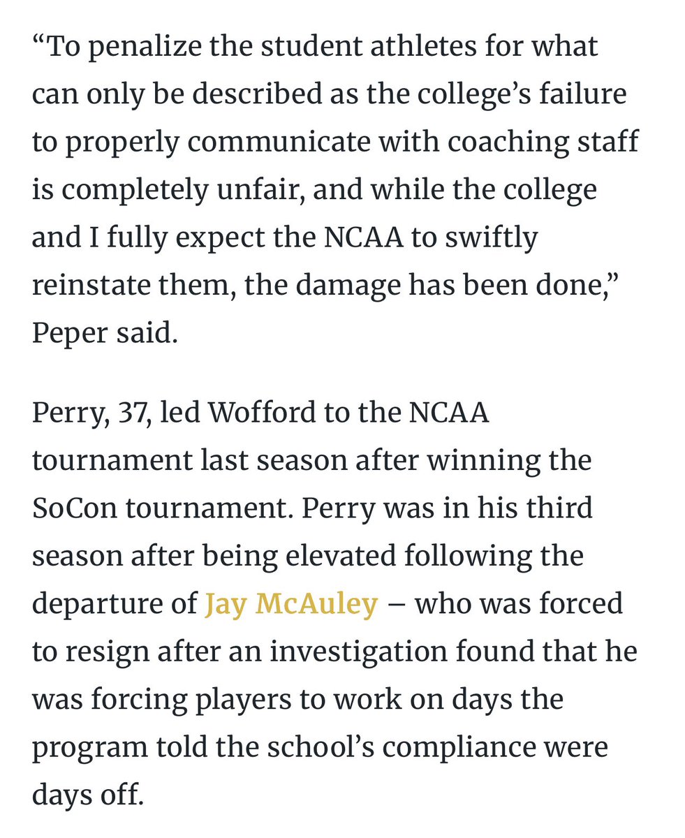 The NCAA continues to shred any credibility it has left.

This is ridiculous and a perfect example of why many people want the NCAA to no longer exist.
