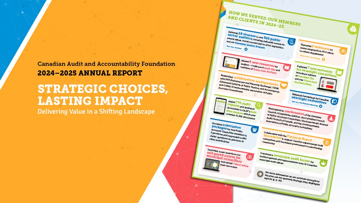 We are pleased to share our 2024-2025 annual report, which includes reflections from our Chair and our President &amp; CEO on the past year and the way forward for CAAF, as well as highlights from across the organization.

Read it here: caaf-fcar.ca/en/about-us/an…