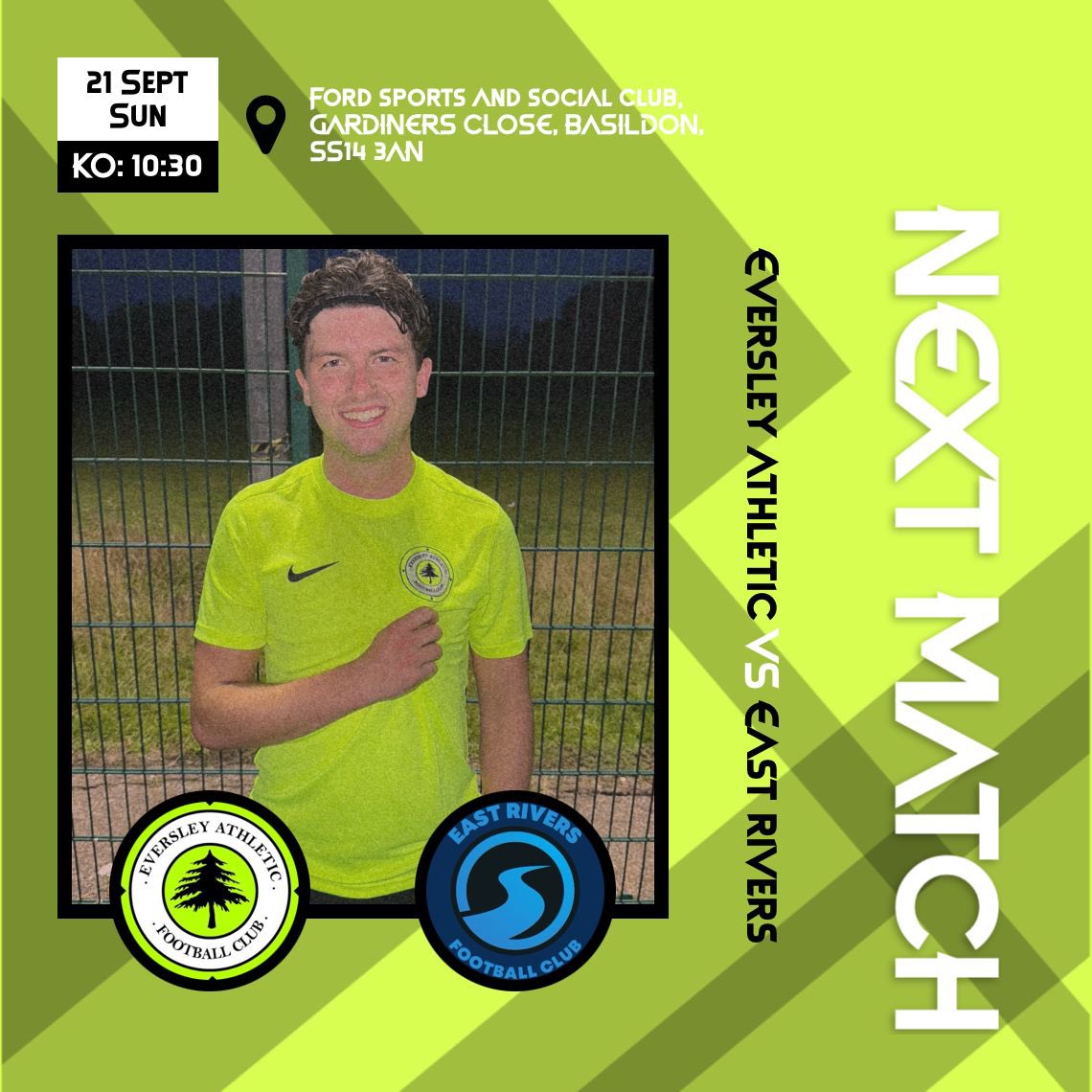 Only 1 game across the club this weekend, with our Sunday firsts looking to get off the mark at home to <a href="/EastRiversFC/">East Rivers FC</a>

#COYE ⚽️