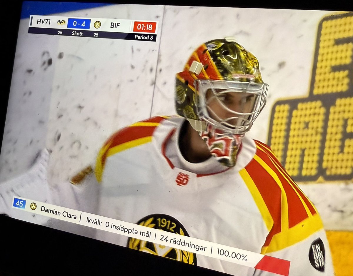 3p! #brynäs He’s back…. #clara