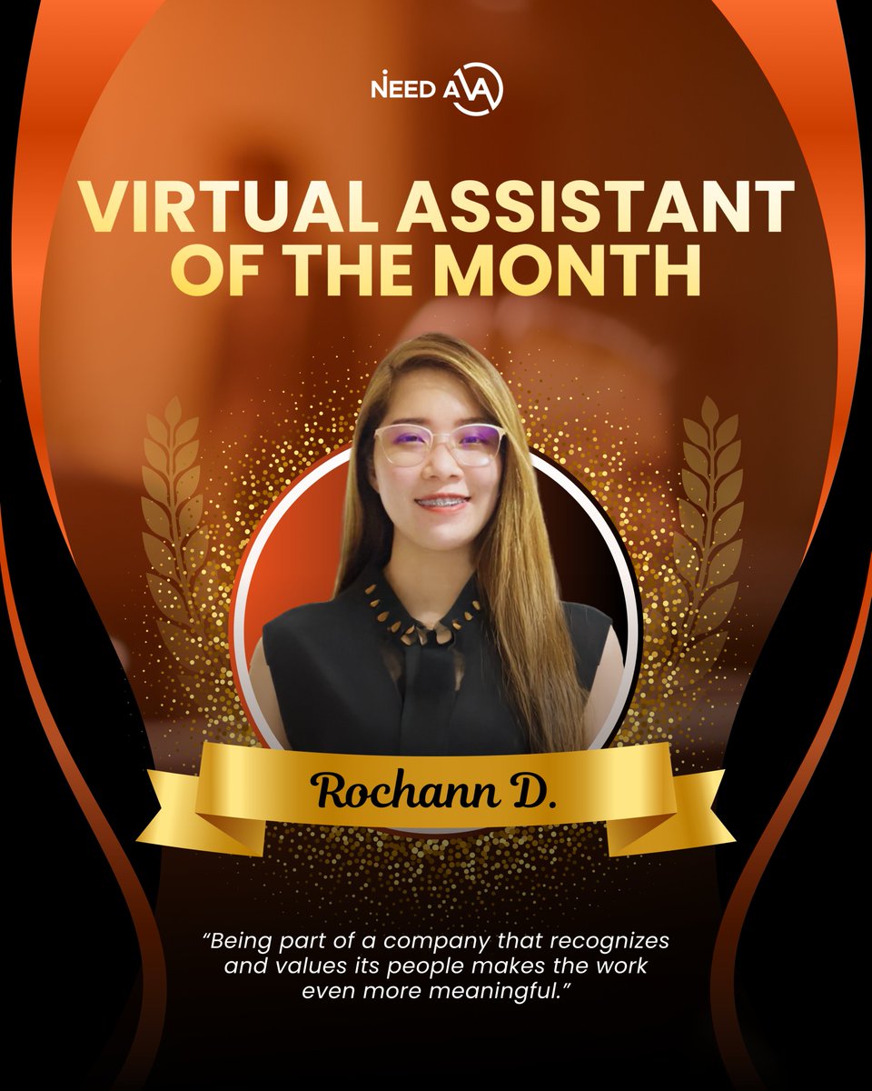 ineeda_va's tweet image. Celebrating Rochann, Eusa, and Jan Marie - our standout Virtual Assistants this month! Their hard work, dedication, and commitment to excellence make a huge difference for our clients every day.

We’re proud to have them on our team!
#VAoftheMonth #INeedAVA #TopVAs