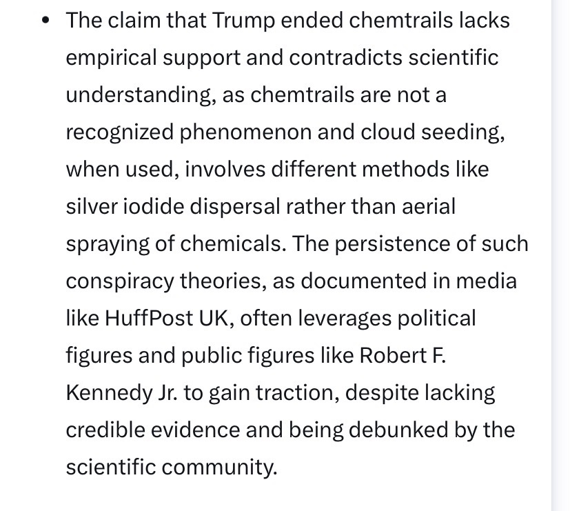 Gary30474425's tweet photo. @1researchqueen @RepMTG Look up science of “contrails”. https://t.co/c9tfTBr1JY