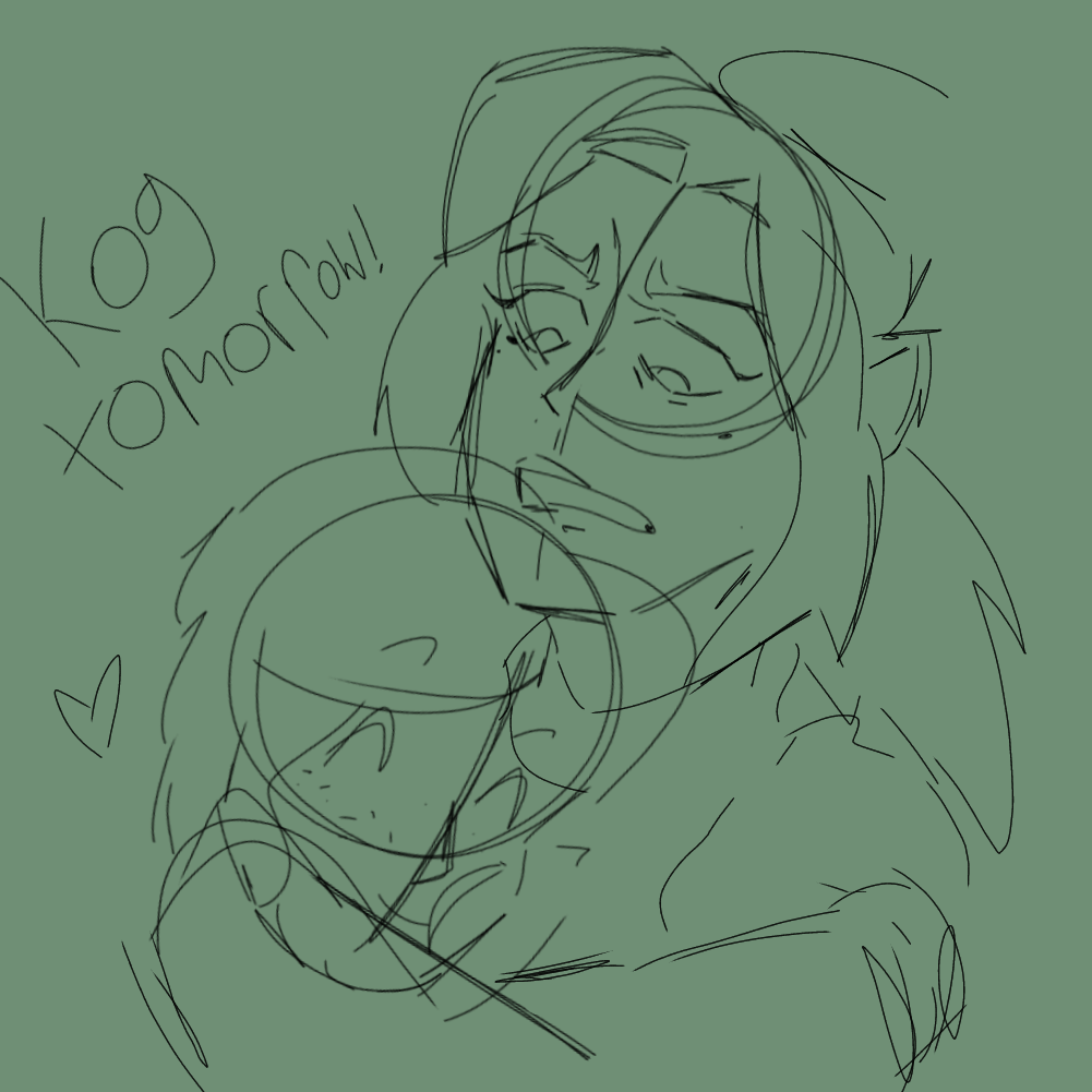 QweerdoTheWeird's tweet photo. I seriously am so excited to see the pilot of kog, especially Andi (I drew me hugging her)
#kog #KnightsofGuinevere #KogAndi https://t.co/QABpmGRerk