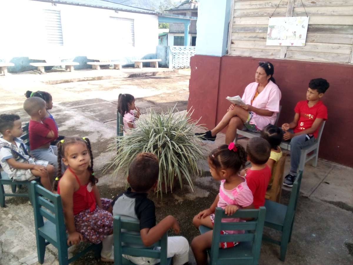 cirofriasterce1's tweet photo. Se fortalecen las actividades en la semana del bienestar en la Casita Infantil Alegres Serranitos. #SemanadelBienestar #TercerFrente #FidelPorSiempre #SantiagoDeCuba.#CubaxSiempre. #CubaMined. https://t.co/44Tu1Yh89Q