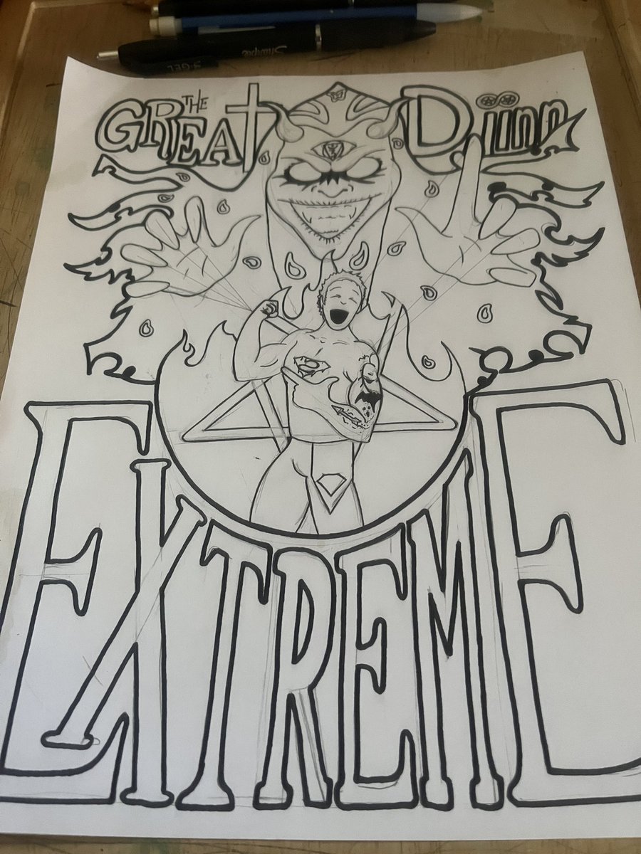 ThomasExtreme82's tweet image. #theGreatDjinnExtreme #coloringpage
