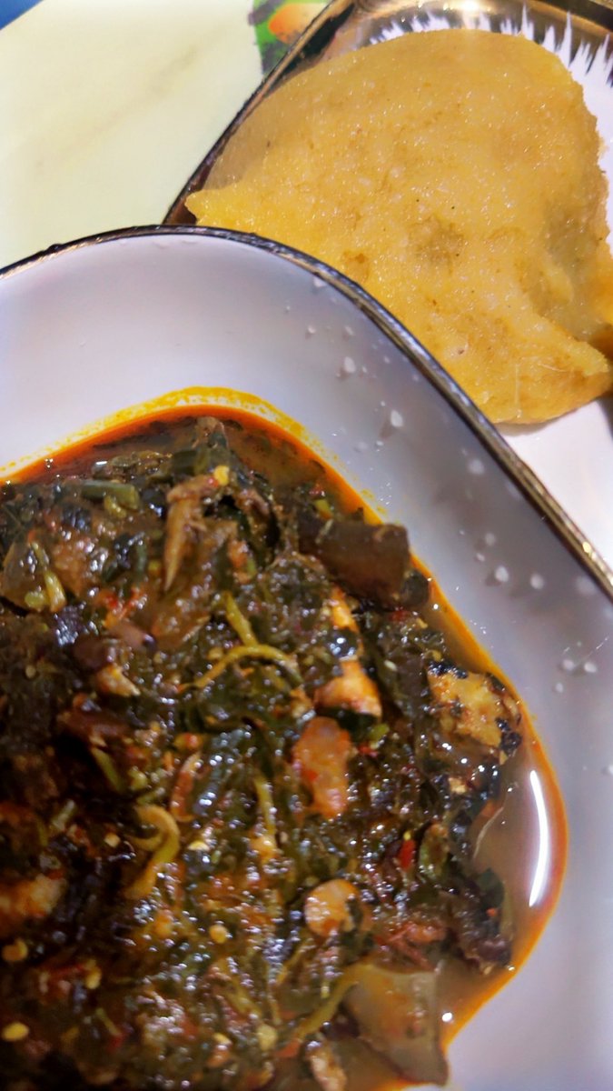 JideAwobona's tweet image. Me, trying Eba again after several years, when I saw online that it is healthier than my favorites swallow (Semo) 😭 …after this I’m fully back to my oat/guinea corn flour swallow and amala . You people should leave me alone