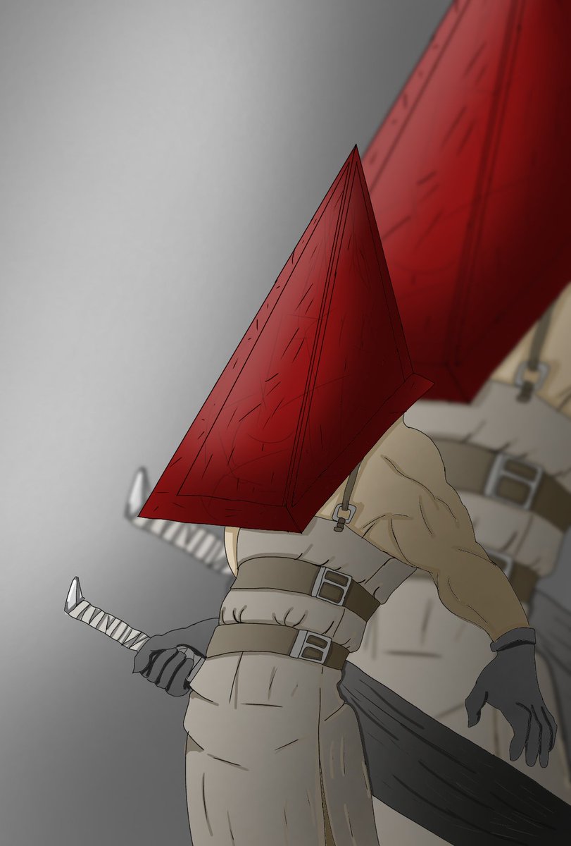 LunaClark666's tweet photo. Salut, j'ai dessiné pyramid head et Sakura head du jeux silent Hill, j'adore ce jeu, j'espère que ça va vous plaire, voilà voilu 
Hi, I drew Pyramid Head and Sakura Head from the game Silent Hill, I love this game, I hope you like it, here it is
#SILENTHILL #SilentHillf #fanart https://t.co/UEewznJwQ8