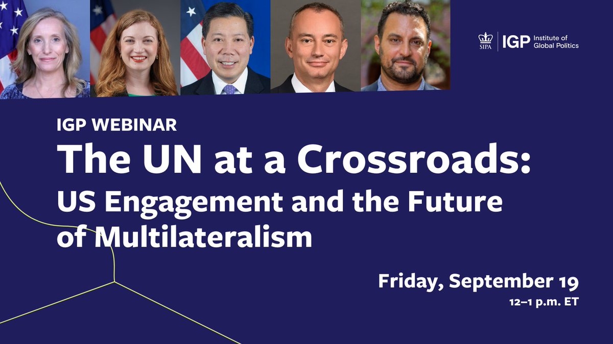 Columbia Institute of Global Politics tweet media