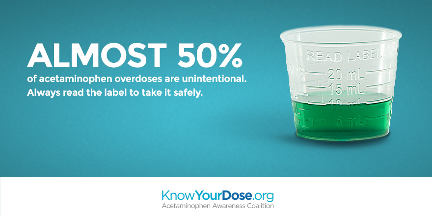 Stop scrolling! ✋ This is your regularly scheduled reminder to always read and follow the medicine label. Almost half of all #acetaminophen overdoses are accidental. Find more safe use tips here: bit.ly/KYDlabel