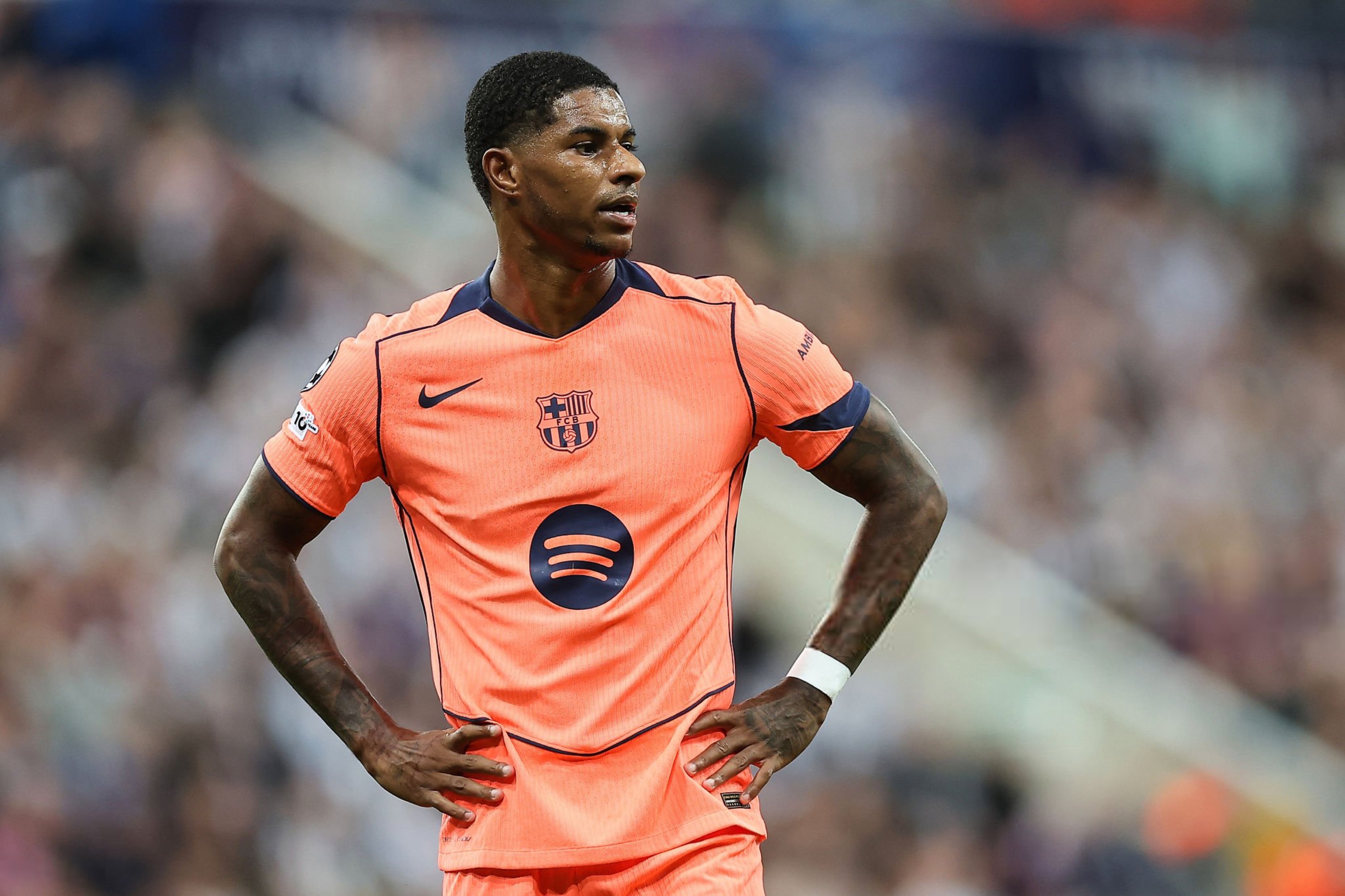 Marcus Rashford - Newcastle United vs FC Barcelona LIVE
