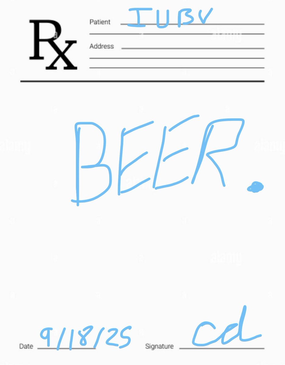 Free prescription on me. Have yourselves a Thursday. Cheers. -Doc