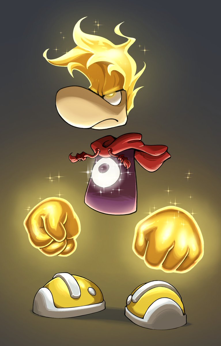 wanted to try a bit of a  personal take on the Golden Fist powerup
#Rayman
#Rayman30