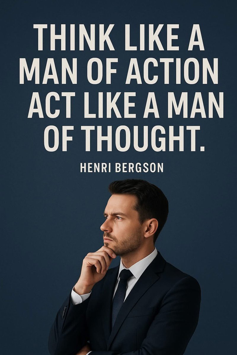 yawperbi's tweet image. After six months of #coaching of an extremely capable introverted #CLevel #Leader, who prior to our engagement was all mangled up in his head with little or no progressive action, this was how we concluded, with French Philosopher Henri Bergson&apos;s powerful quote: &quot;#Think like a…