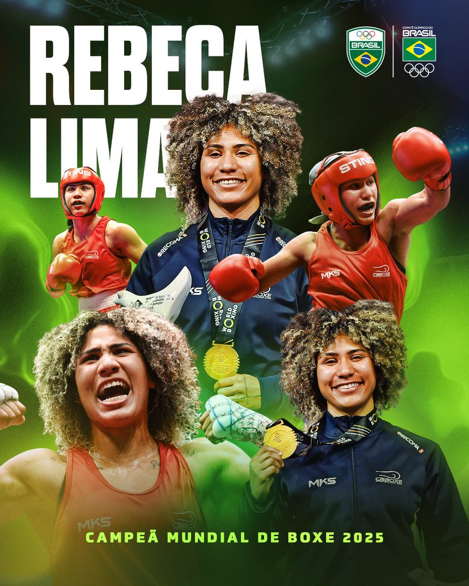 timebrasil's tweet image. #TBT de ouro! 🥇🥊

Em Liverpool, Rebeca Lima brilhou e conquistou o ouro no Mundial de Boxe, colocando o Brasil no topo do pódio e escrevendo seu nome na história da modalidade. 🥇🇧🇷

Você é o nosso orgulho, Rebeca! 💚💛

#TimeBrasil #Boxe