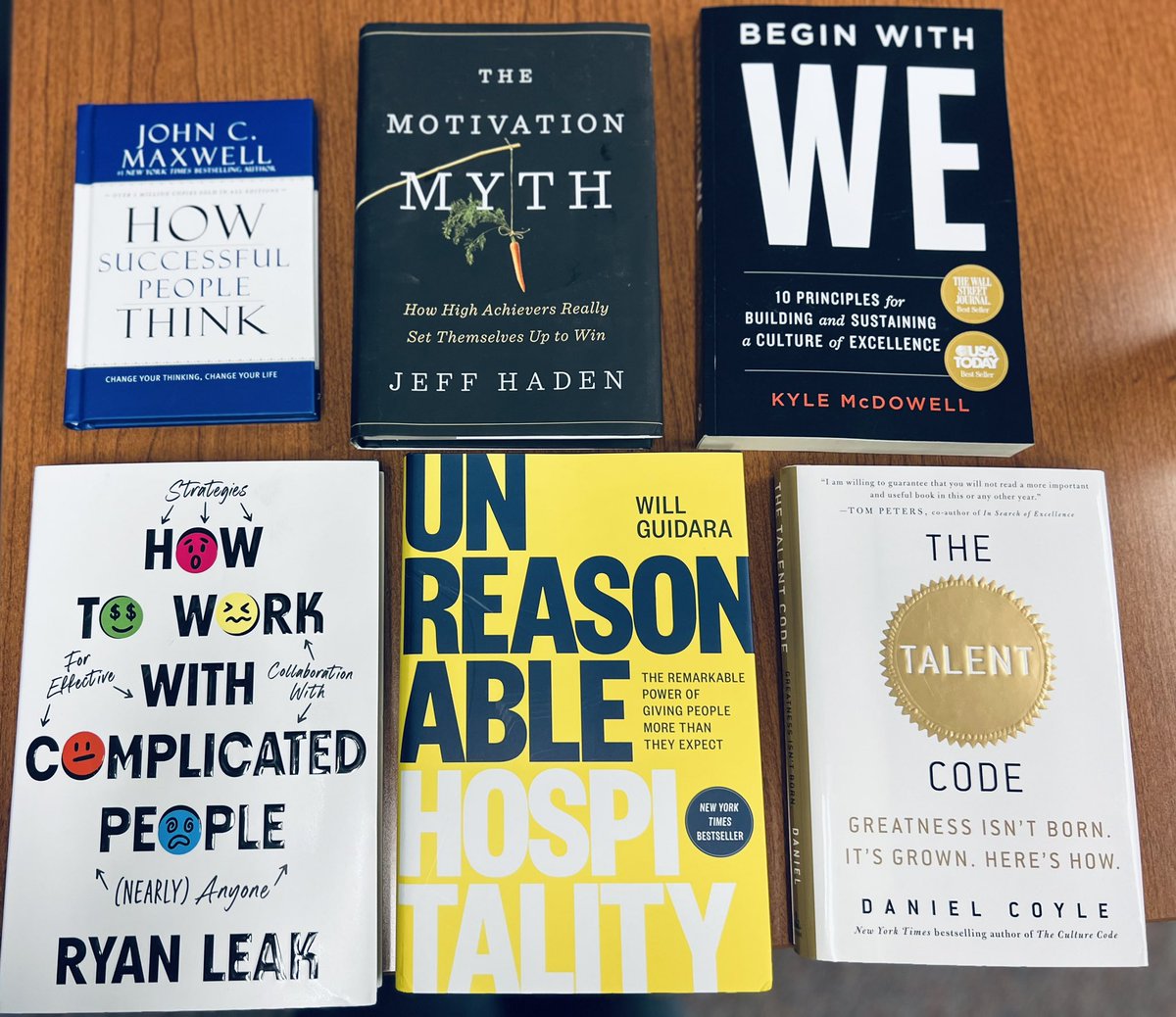 New leadership books! Can’t wait to check them out and see what we can add to our leadership pathways!