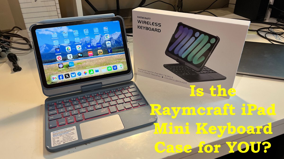 RyderDAR's tweet image. There I go making more YouTube videos again. This one is about the Raymcraft keyboard case for the iPad Mini.
youtu.be/eKG4ml4UTMQ