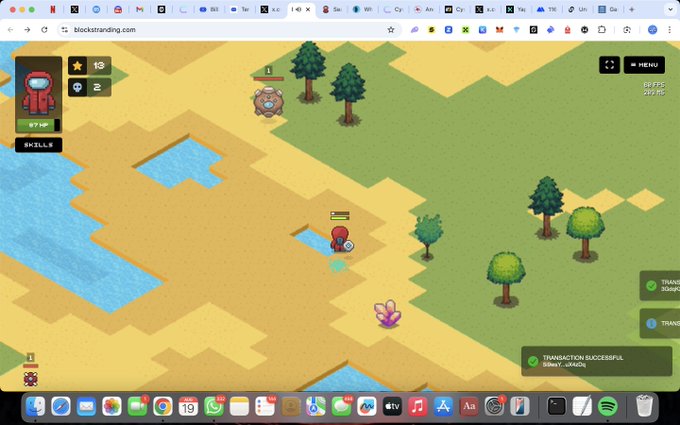 classiq_01's tweet image. Play @blockstranding:

1️⃣ Connect Sol wallet at blockstranding.com/earn/?r=xwg0dj
2️⃣ Fund 0.01 SOL &amp;amp; explore, craft, defend, PvP
3️⃣ Tweet with @blockstranding &amp;amp; do daily tasks
Earn yaps to unlock $STRAND airdrop!

Mine Attention → Collect Yaps → Unlock $STRAND