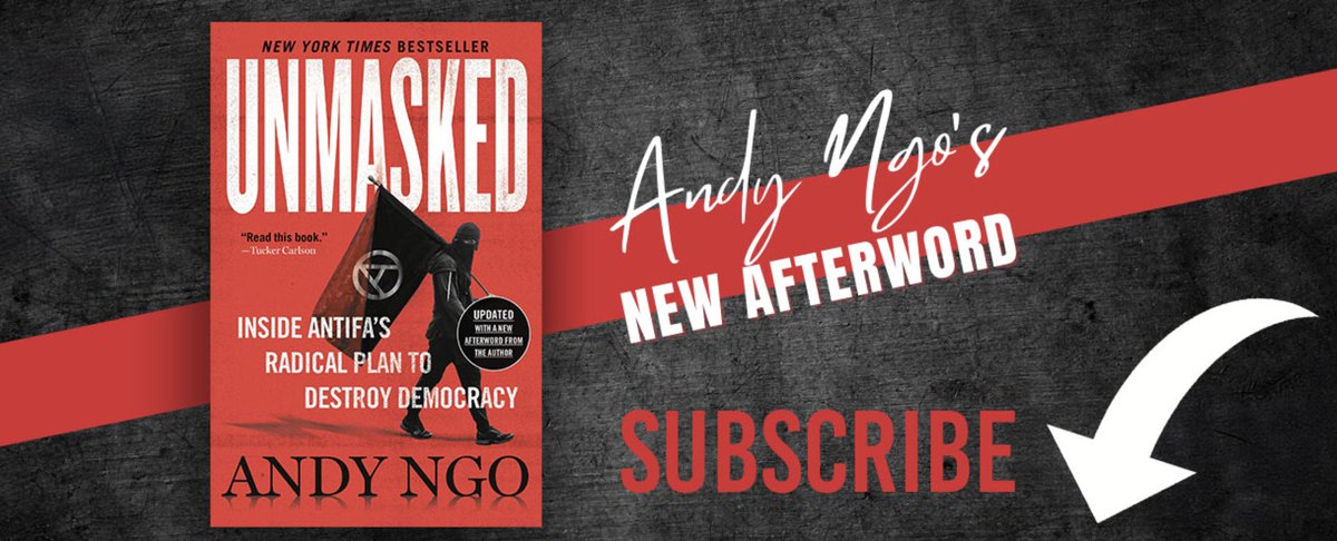 I just bought three more copies of Andy Ngo's book about Antifa. He remains the authority on this domestic terror group. Now we know why these whackos tried to destroy him. 
The rest of America must wake up and take this threat seriously. This is the enemy from within. 🧵👇
