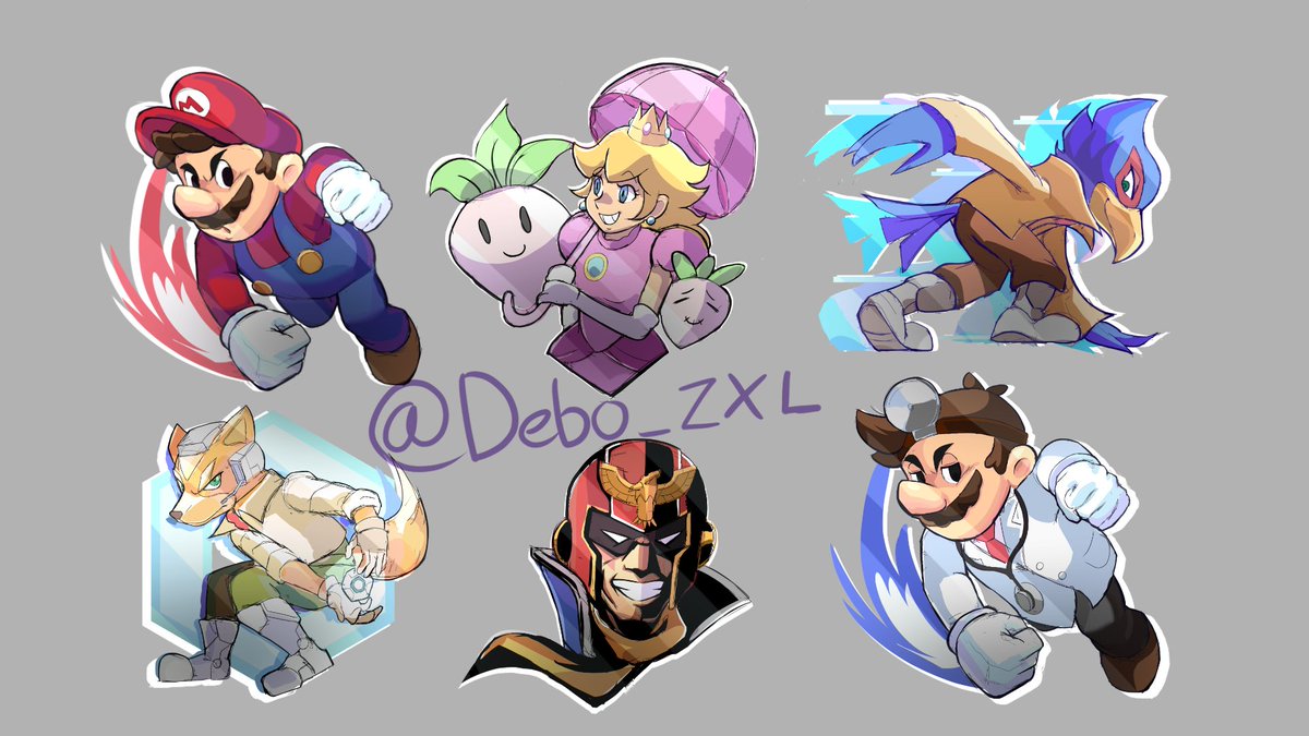 Some Smash Bros acrylic charms I've been working on as of late

They will be real very soon I promise 👀