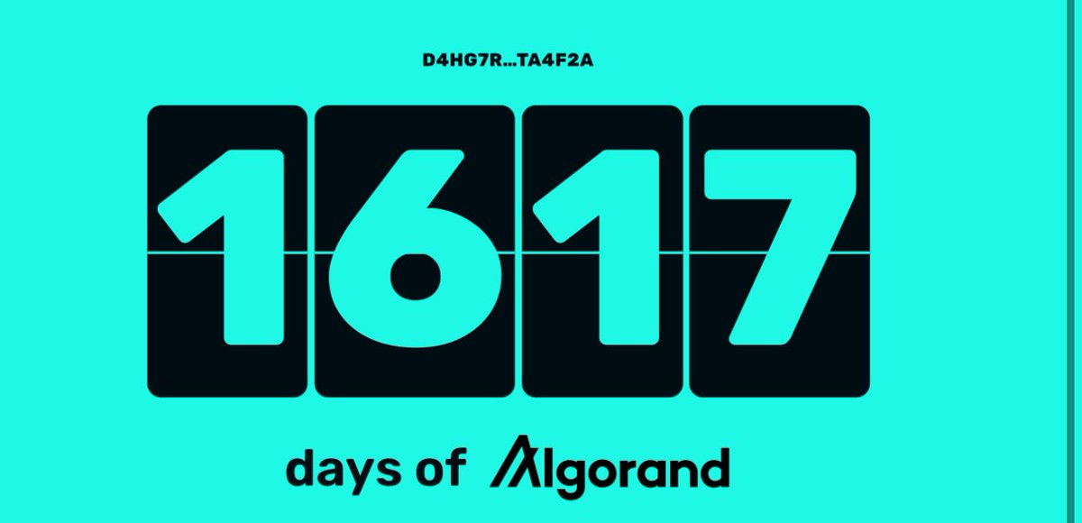 mcmaximz's tweet image. How long have you been using Algorand?

Show your numbers