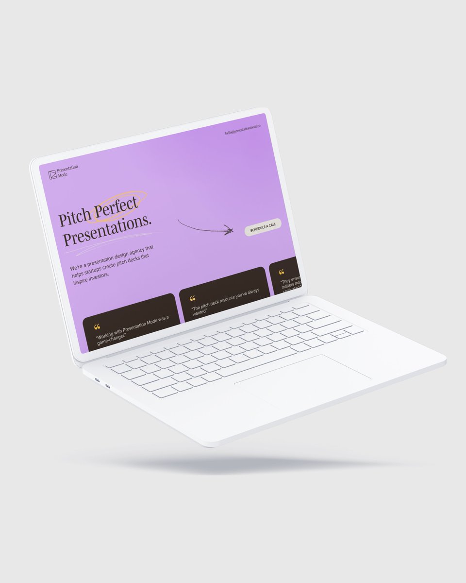 BrickellDigital's tweet image. We built Presentation Mode’s site in Webflow with custom animations and designed their email system to match. Their mission: helping founders cut through the noise and get funded.

If you’re at SF Tech Week, don’t miss their talk on AI fundraising.

#PresentationMode #Webflow
