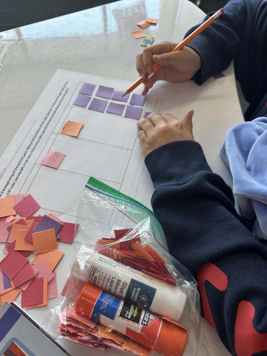suzyinclass's tweet photo. Concrete opportunities in 4th grade📚@disdstemmath https://t.co/Q3V1Rvl8v0