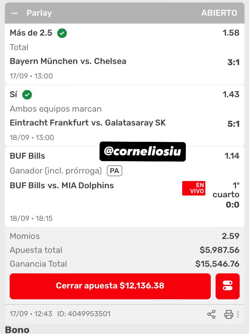 Si Bills se buffalo gana voy a regalar $2,000 entre los likes y RTs 🔁 de este post

Dejen su buena vibra 🍀

VAMOOOSSHHH!!