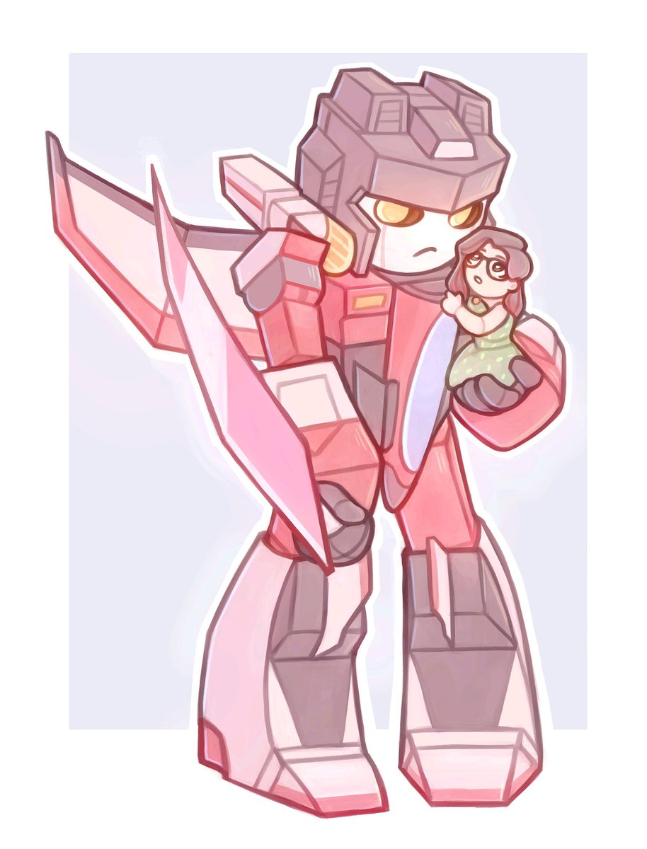 mouseycometz's tweet image. Nobody will harm Celeste whenever Starscream’s around! ⚔️ 

(🎨 by lecaneli)

#transformersarmada