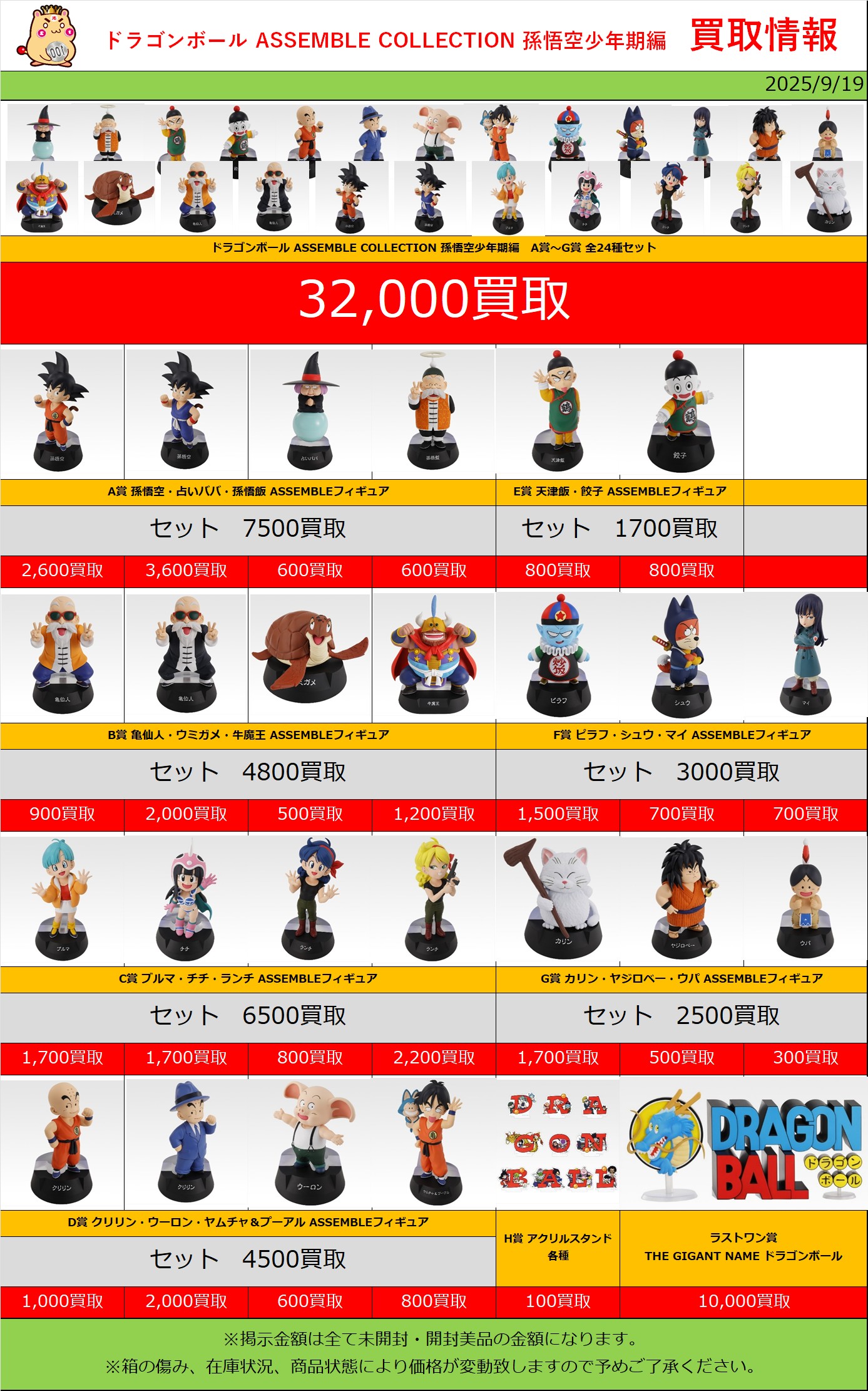 ドラゴンボール　ASSEMBLE COLLECTION 孫悟空　クリリン　ランチ 相場情報15日目一番くじ ドラゴンボール ASSEMBLE COLLECTION