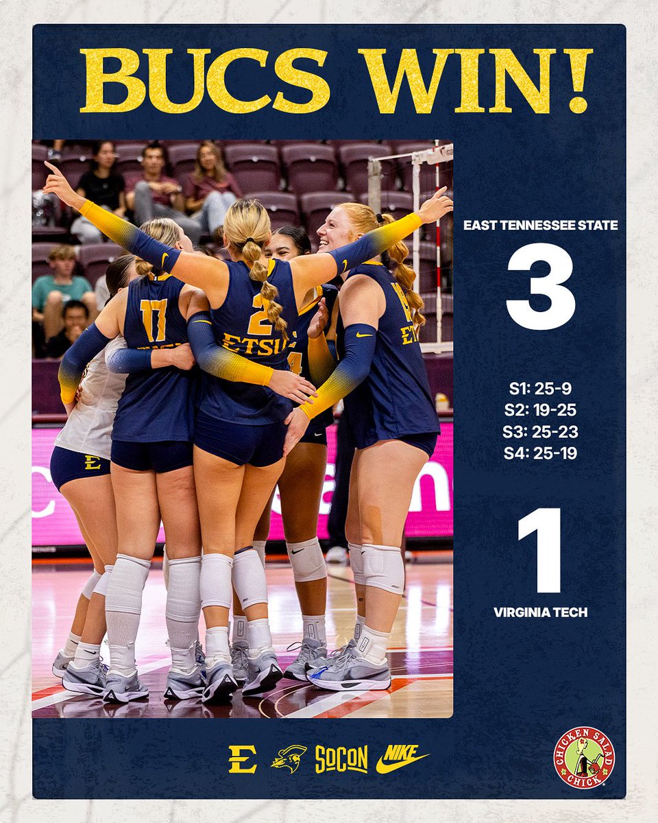 knocked down some Hokies 👊

BUCS WIN ‼️

#GoBucs | #BucTough😤