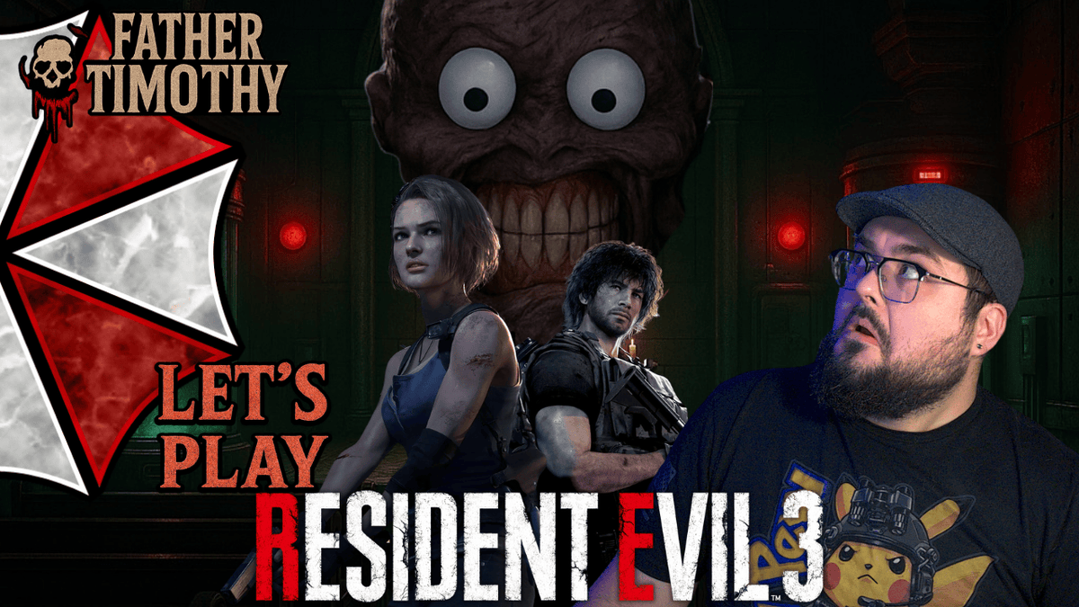 Time to get into the horror games, Death counter activated, dixper on, hard mode selected. Will I survive? 
Live now with some Resident Evil 3 Remake in 1 full speed run tonight! 
twitch.tv/father_timothy

youtube.com/live/7x5wDLJFF…