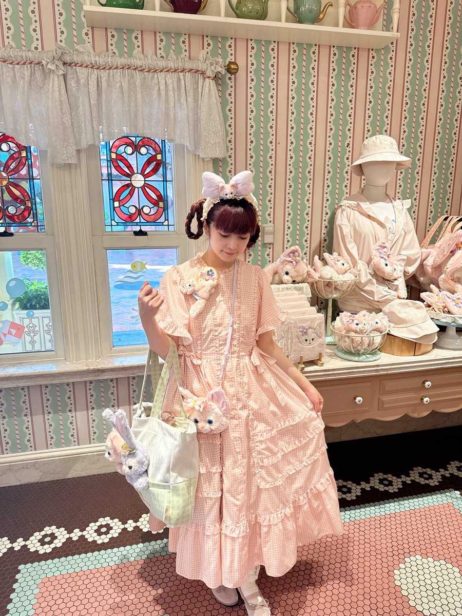 アトリエ小町さんのワンピースをリーナベルちゃんコーデしたょ♡ この