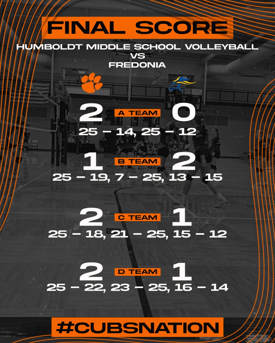 Way to play hard MS Lady Cubs 🏐!!