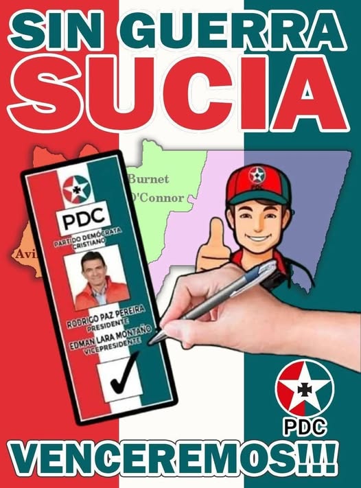 Algunos firman acuerdos de no guerra sucia pero ordenan lo contrario a sus guerreros, aún así venceremos.
 ¡Juventud boliviana, este es tu momento!
Con el PDC y Rodrigo Paz Pereira, el futuro empieza ahora.
#PDC #RodrigoPaz #EdmanLara #RevoluciónJuvenil