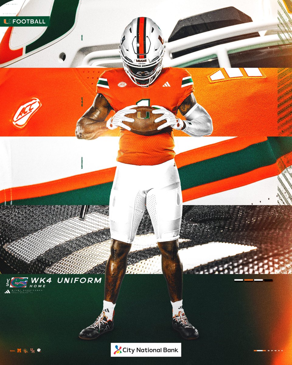 CanesFootball's tweet photo. ⚪️🟠⚪️⚫️ https://t.co/FgwGIoh0wa