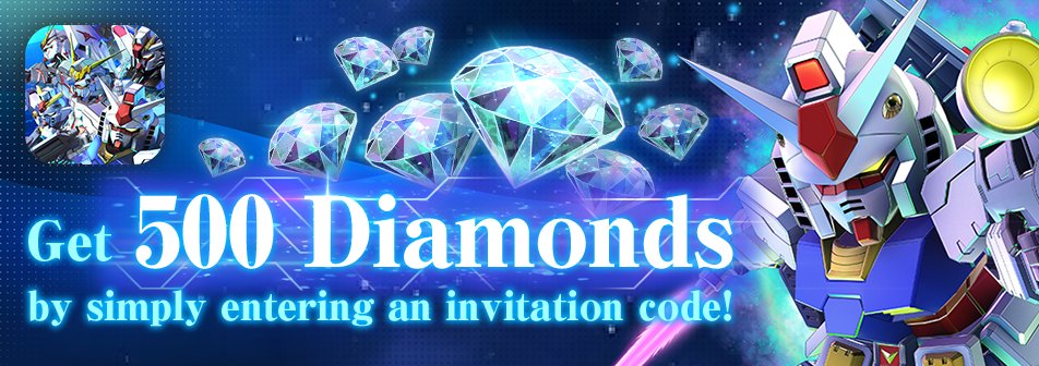 SD Gundam G Generation ETERNAL is here for mobile devices!
Enter an invitation code to get diamonds!
▼Invitation Code
BT6MR8WMLDRV28

app.adjust.com/1fg1vqq3

*Clear the tutorial to obtain!
#GGenerationETERNAL