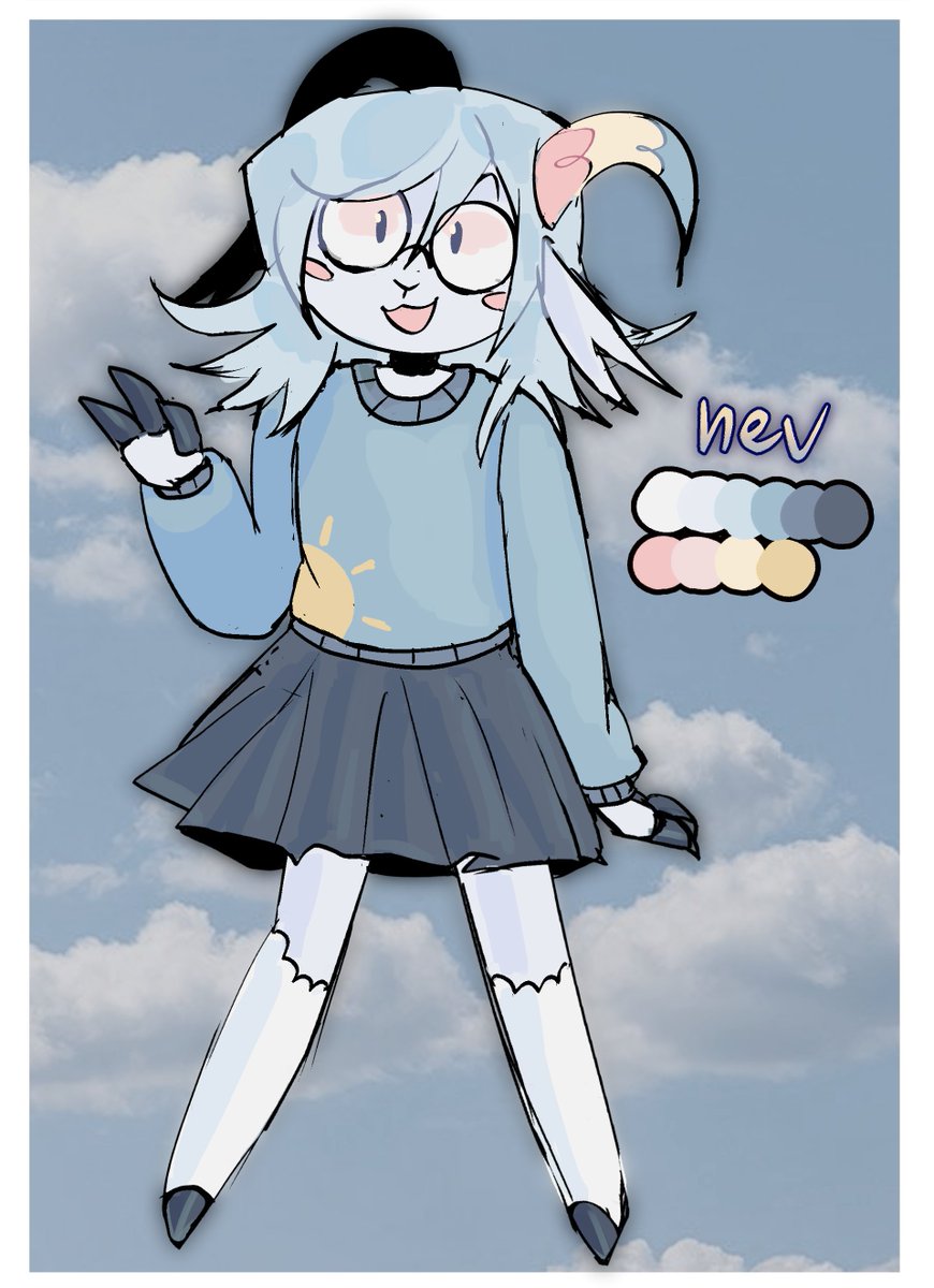 nevl4nd's tweet photo. this is me btw :D
im a goat! (i like goats)
#sona https://t.co/pYTYWlKl5F