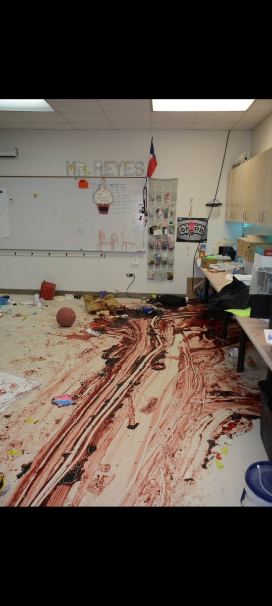 This photo is from a 5th grade classroom at Robb Elementary School in Uvalde, TX. 

I’m just asking why Republicans don’t care about every school shooting as much as the latest one.