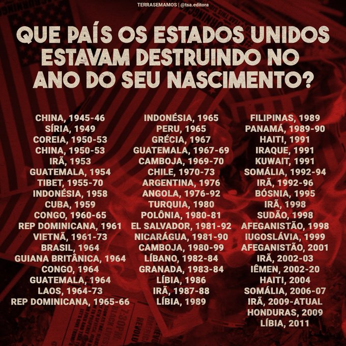 18/09/Ficarei uns dias sem entrar na internet....
mas... a luta continua 😃🇧🇷
América Latina unida e en lucha !😊
#VenezuelaEsPAZ 🇻🇪🕊️🇻🇪